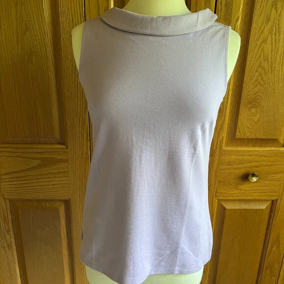 TALBOTS - Zip Back Tank - Sunset Lavender -- NEW with Tag - Picture 3 of 9